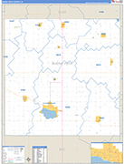 Buena Vista County Wall Map Basic Style